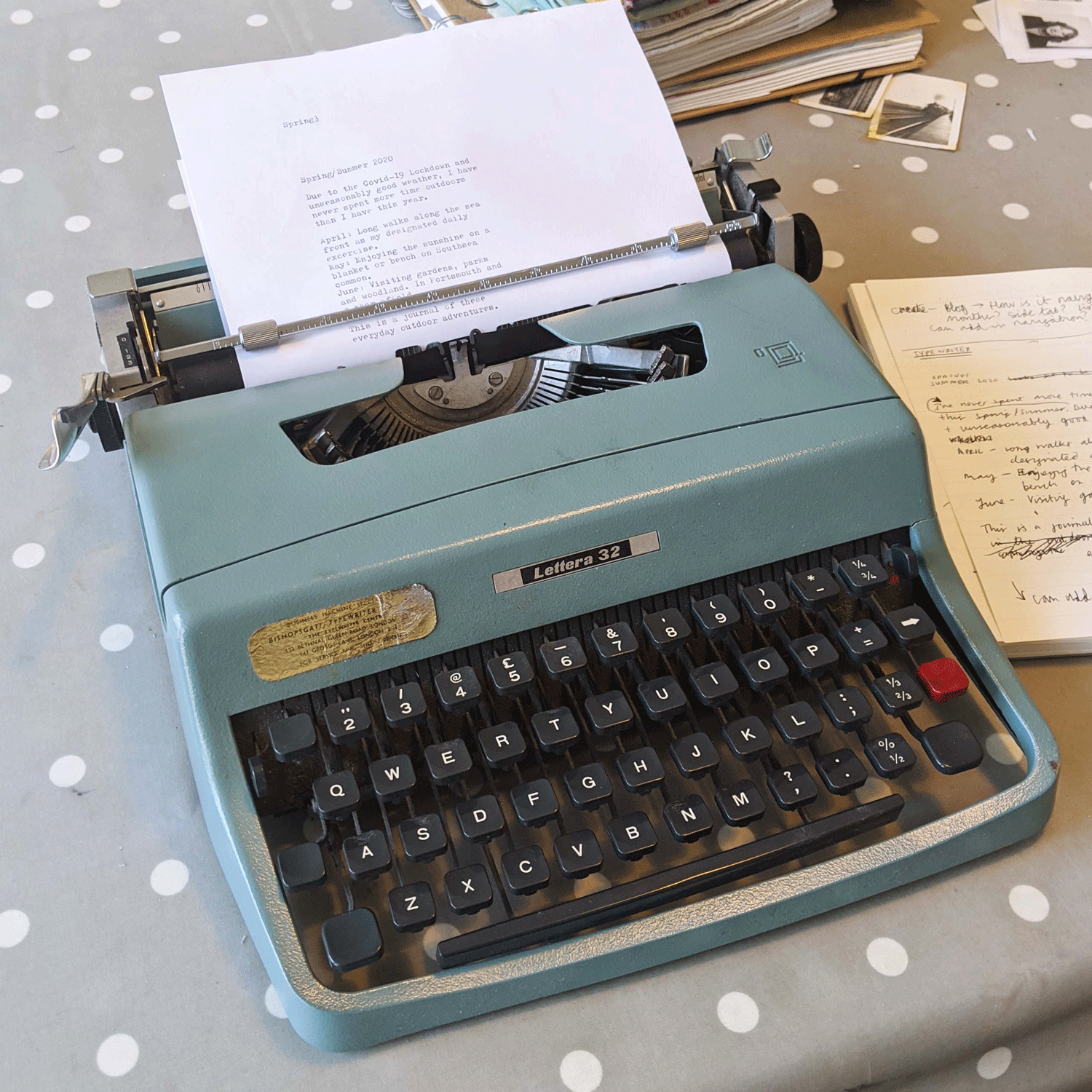 Typewriter Text using Transfer Paper — Stitchbook Studio